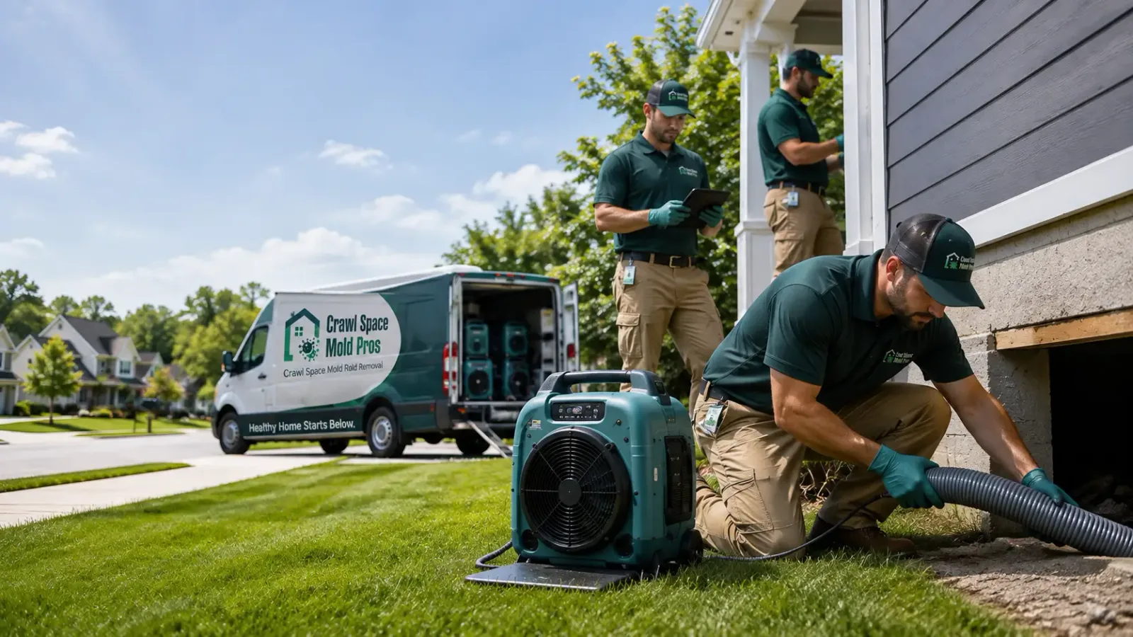 Crawl Space Mold Removal in Easthampton, MA